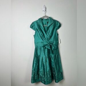 Adrianna Papell Silk Blend Dress